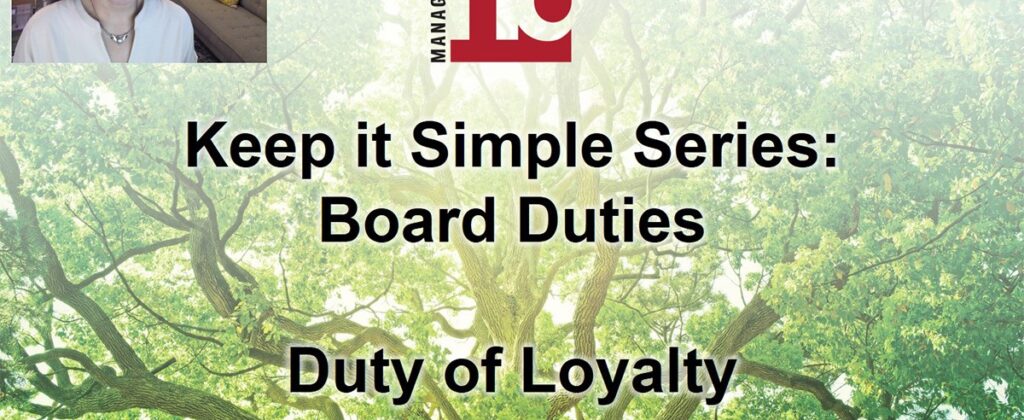 fiduciary duty loyalty and care