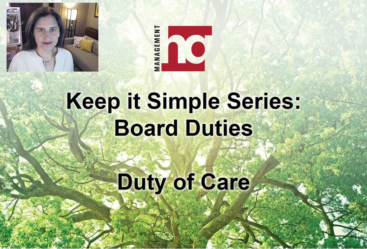 board of directors duty of care